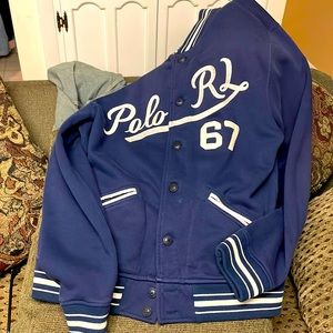 EUC Polo Letterman Style Jacket